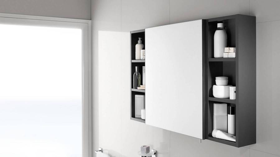 Luna cabinet mirror by Roca