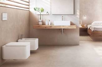 Minimal bathroom with Roca products