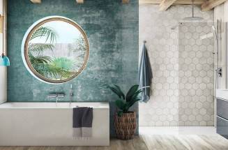 Bathroom with Roca products