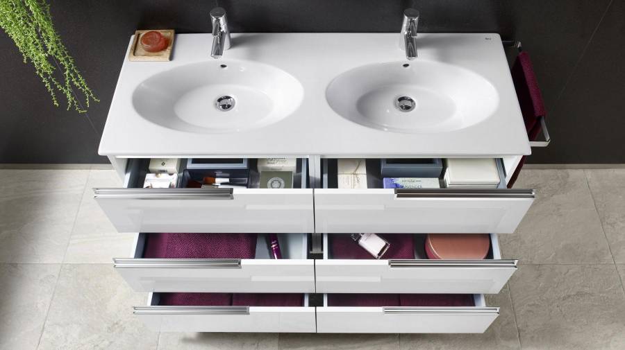 Victoria-N high-capacity bathroom furniture unit