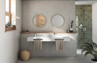 TRENDS IN BATHROOM OR KITCHEN TILES, ROCA