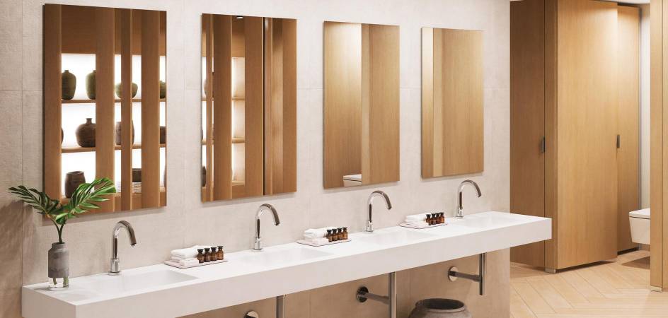 CUSTOM-MADE BASINS IN SOLID SURFACE