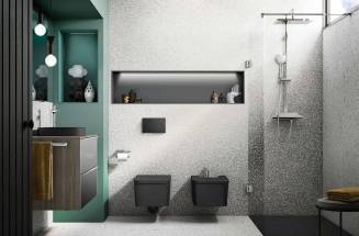 SENCERAMIC®: ROCA VITREOUS CHINA ANTISLIP SHOWER TRAYS