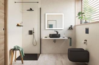 Roca - Black bathroom accessories 